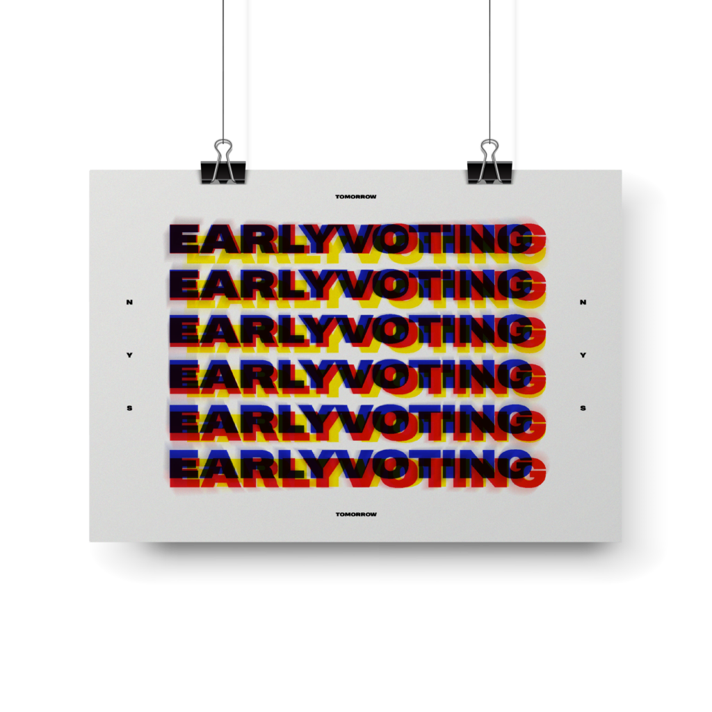 Early Voting NYC Poster 2