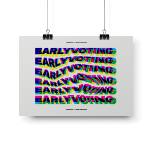 Early Voting NYC Poster 1
